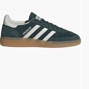 Adidas Spezial Dark Green and White Sneakers